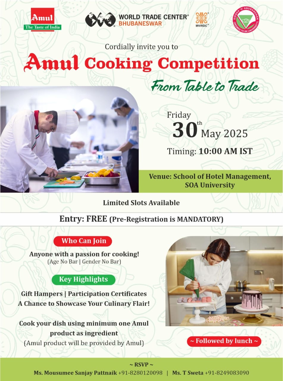 Amul Cooking Competition :From Table to Trade