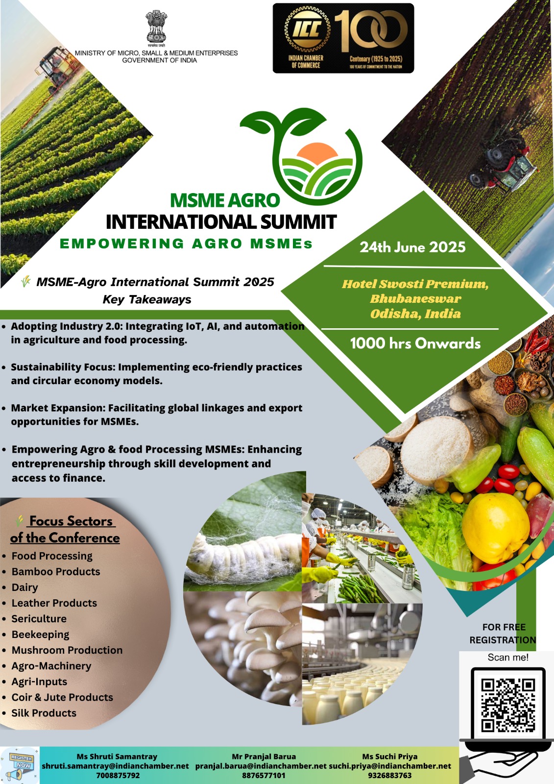 MSME Agro International Summit 2025: Empowering Agro MSMEs